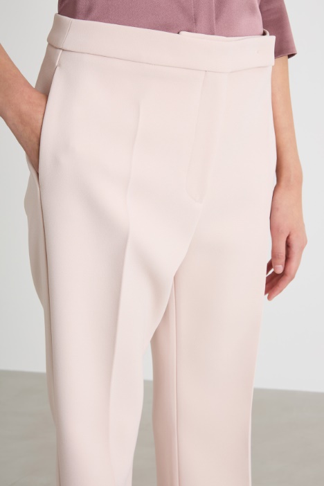 Pantalone dritto in sablé
