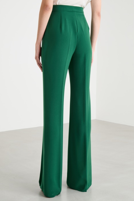 Pantalone fluido in cady