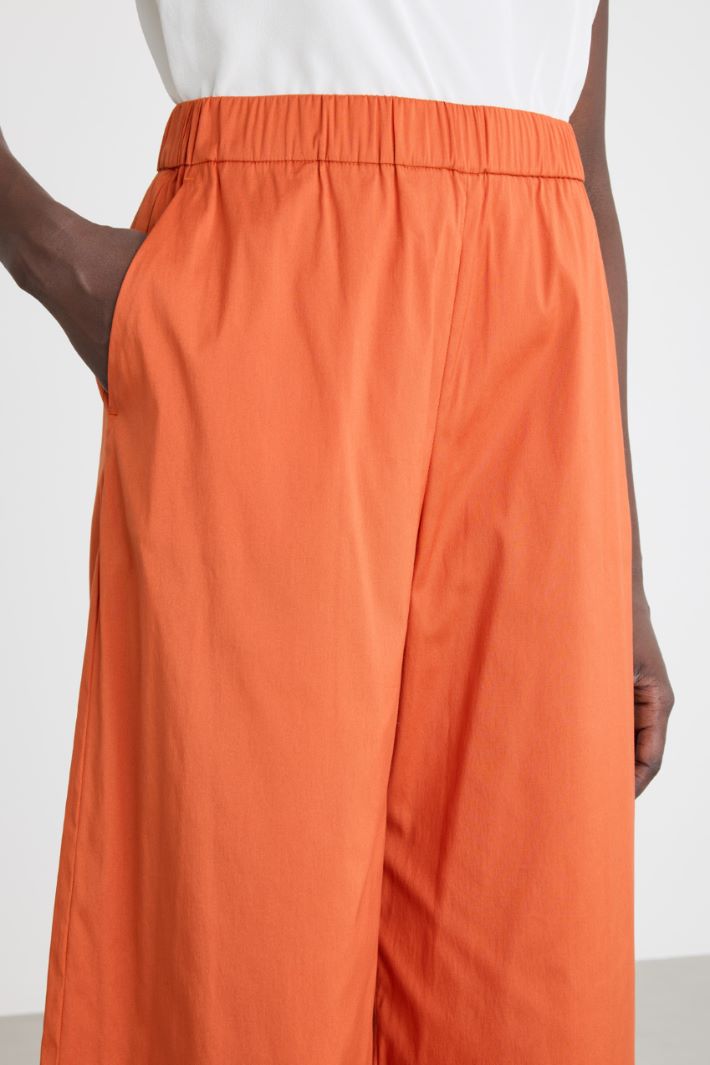 Pantalone in popeline stretch Intrend - 3