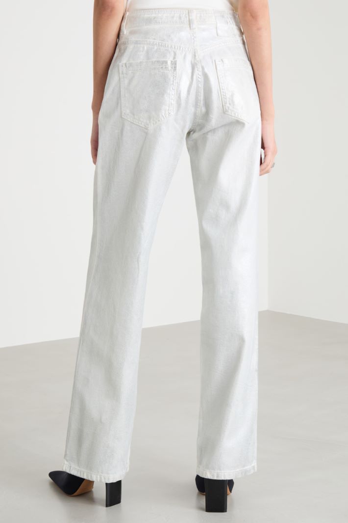 Laminate-finish trousers Intrend - 4