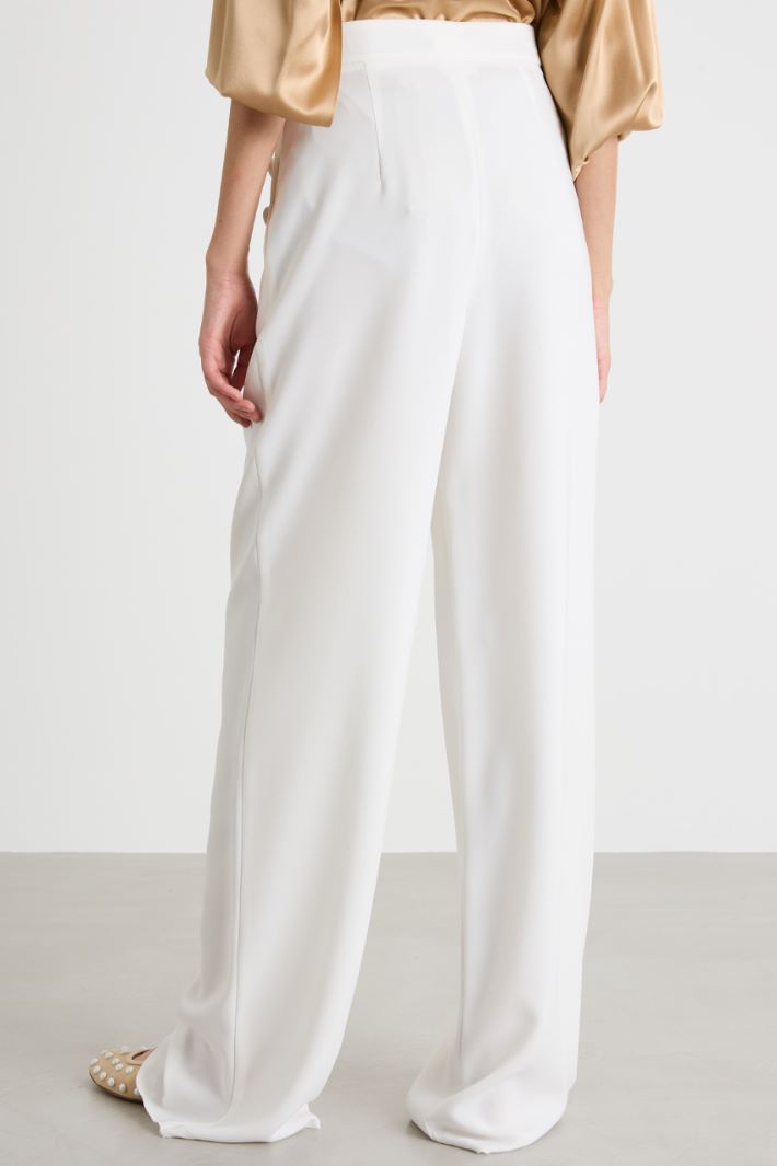 Pantalone ampio in cady Intrend - 4