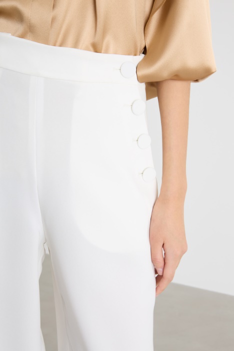 Pantalone ampio in cady