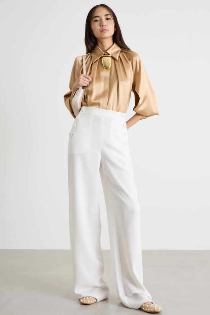 Pantalone ampio in cady Intrend