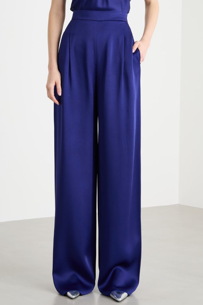 Fluid satin trousers Intrend - 2