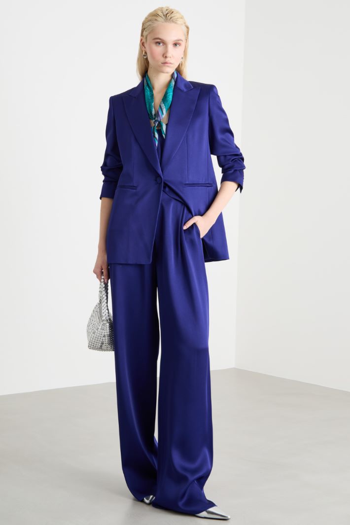 Fluid satin trousers Intrend