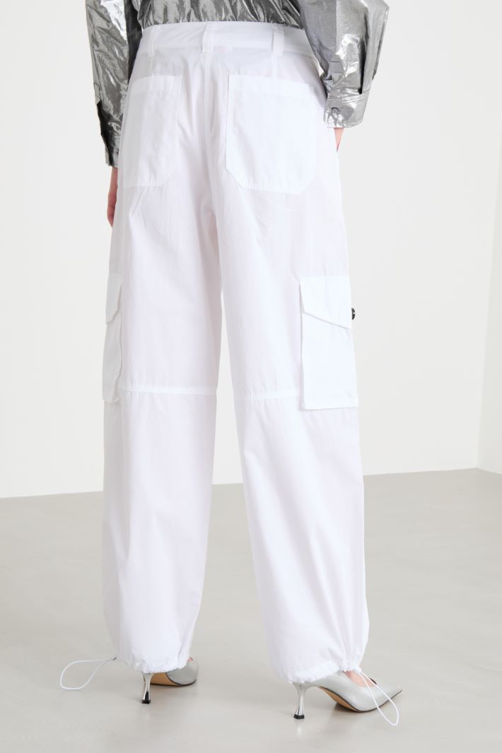 Poplin cargo trousers Intrend - 4