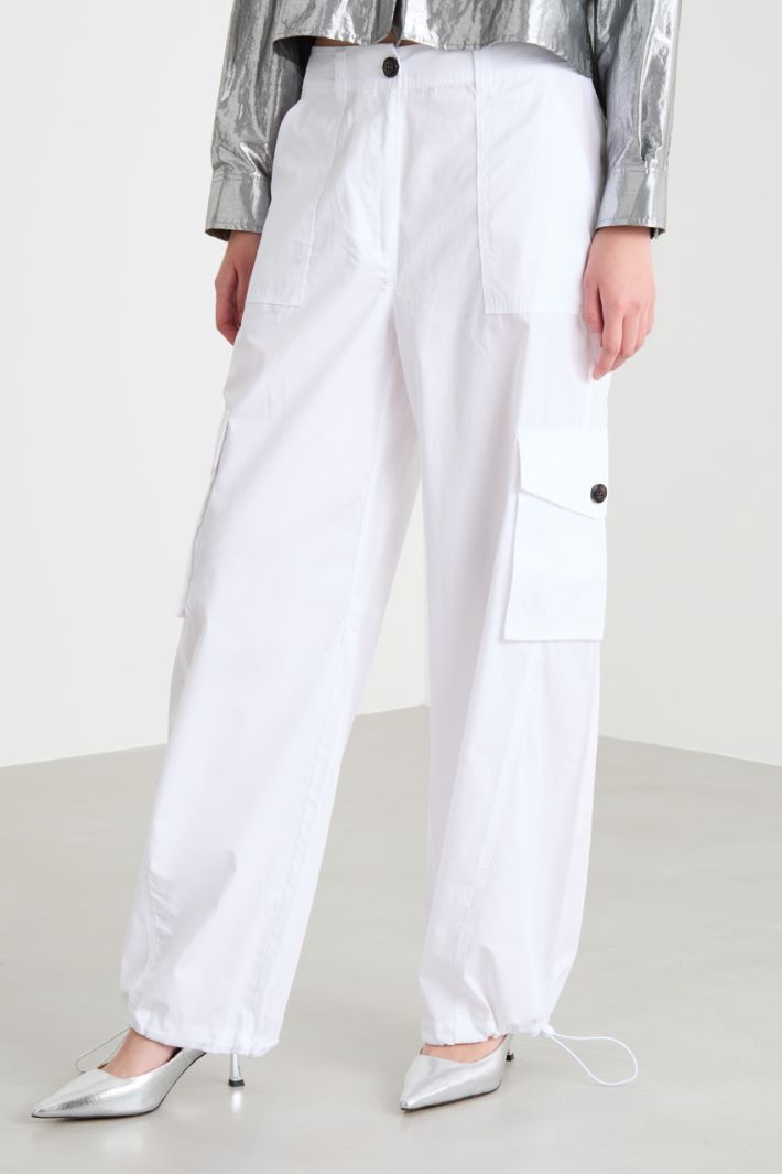 Poplin cargo trousers Intrend - 2