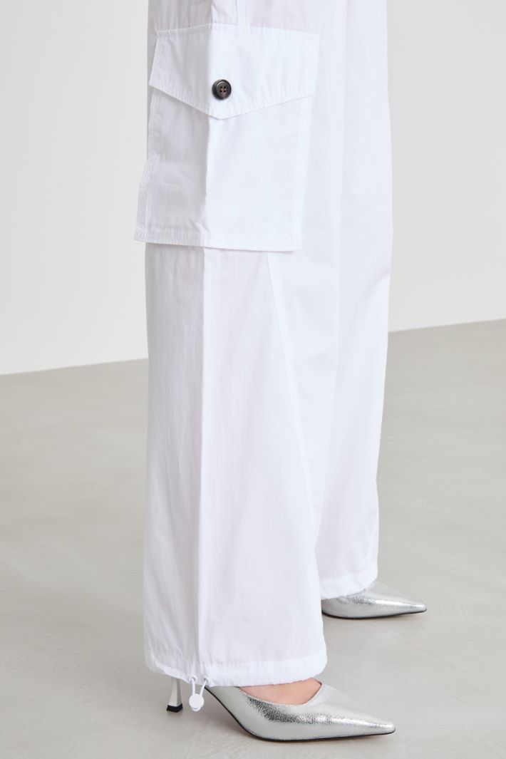 Poplin cargo trousers Intrend - 3