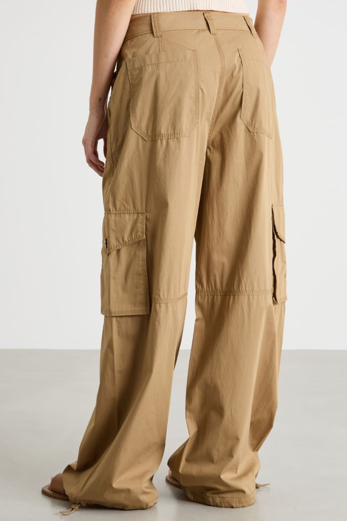 Poplin cargo trousers Intrend - 4