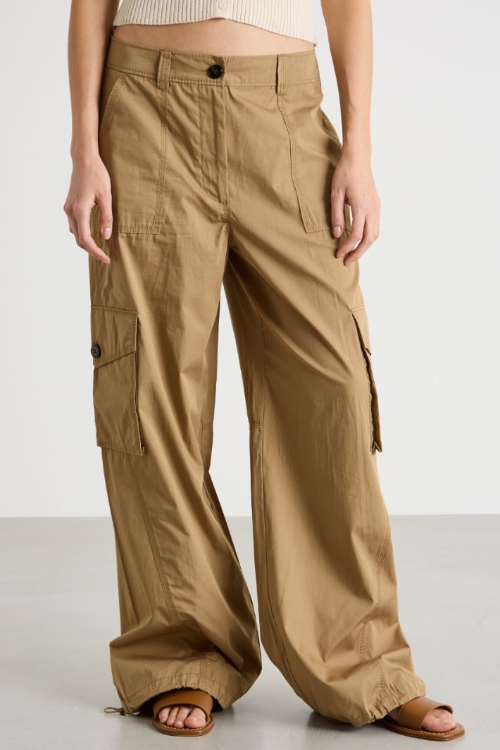 Poplin cargo trousers Intrend - 2
