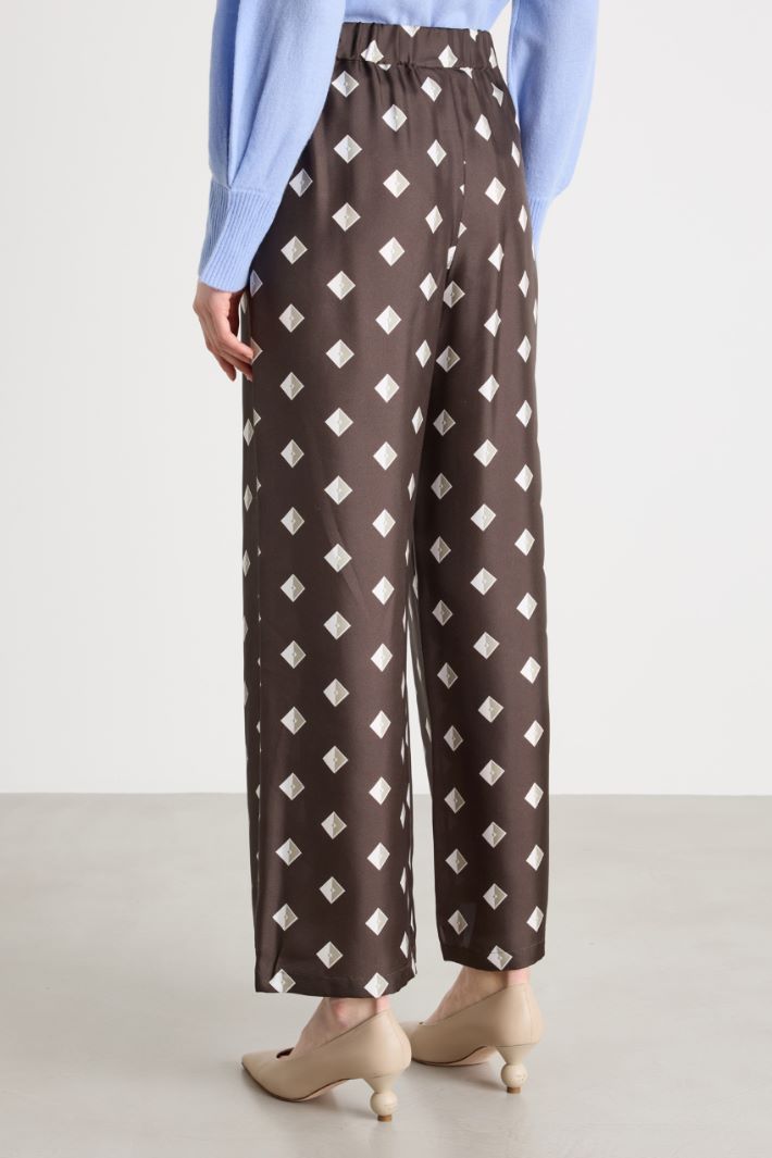 Printed palazzo trousers Intrend - 4