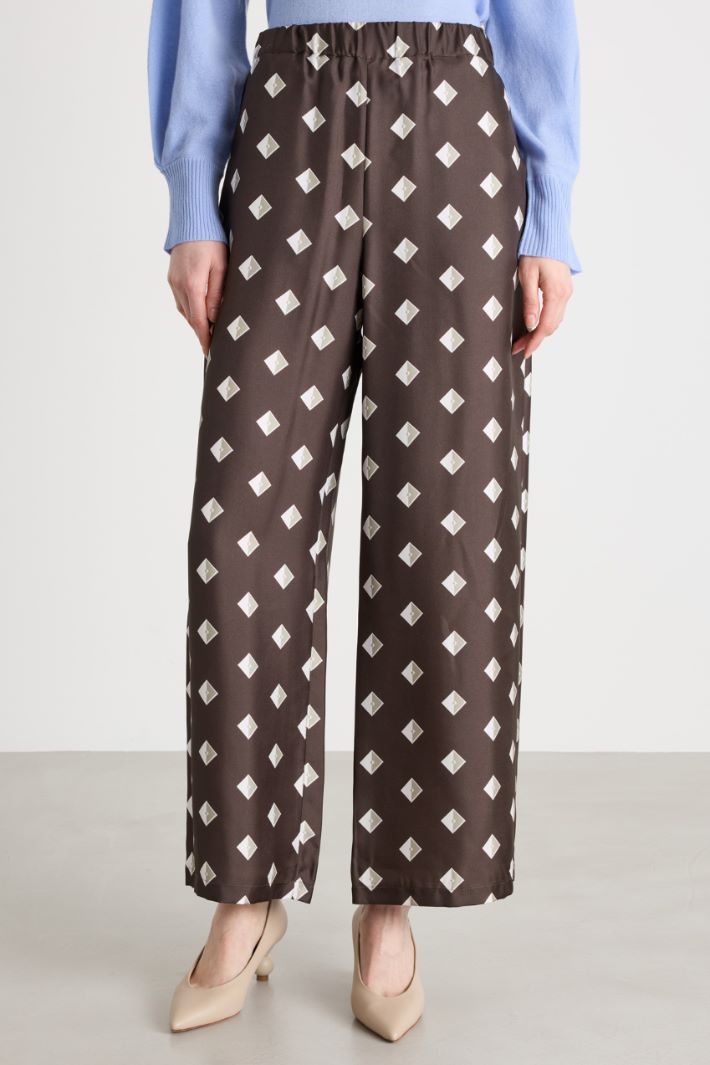 Printed palazzo trousers Intrend - 2