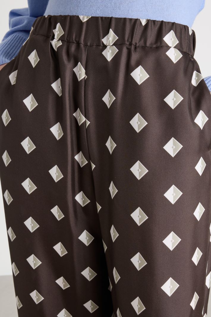 Printed palazzo trousers Intrend - 3