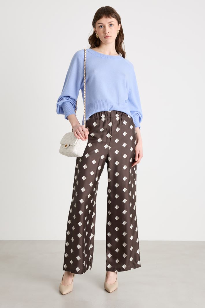 Printed palazzo trousers Intrend