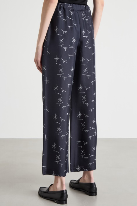 Pantalone palazzo stampato