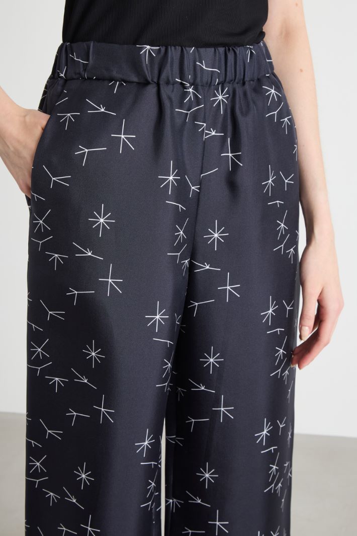 Pantalone palazzo stampato Intrend - 3