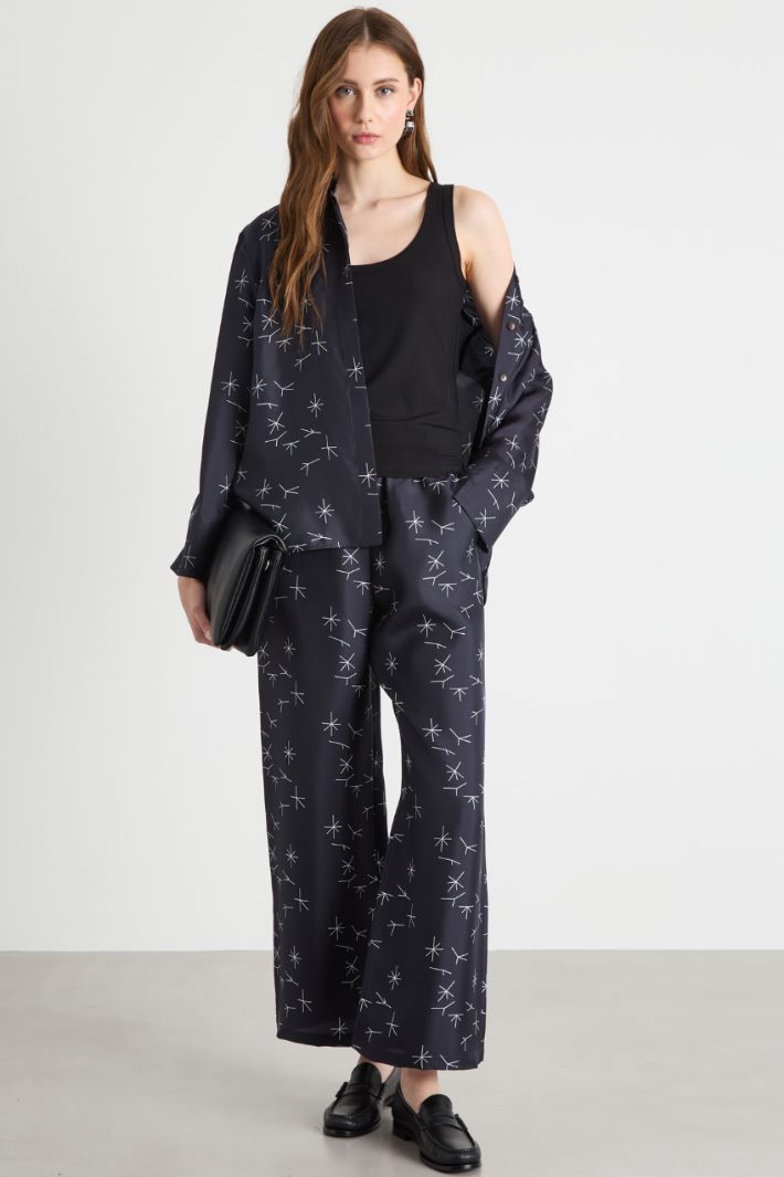 Pantalone palazzo stampato Intrend
