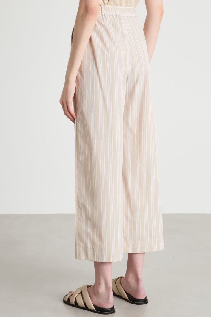 Straight poplin trousers Intrend - 4