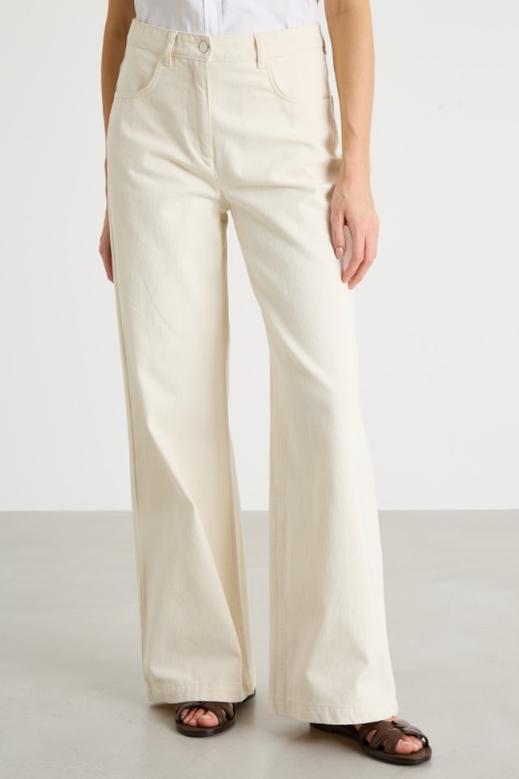 Pantalone wide leg