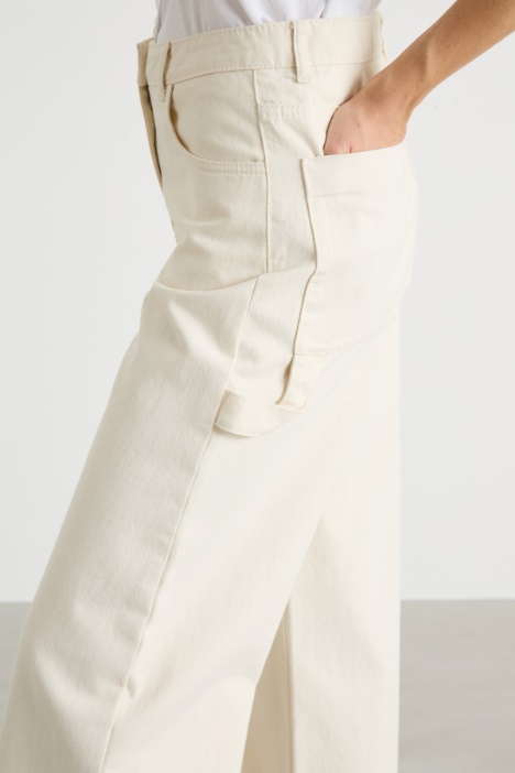 Pantalone wide leg