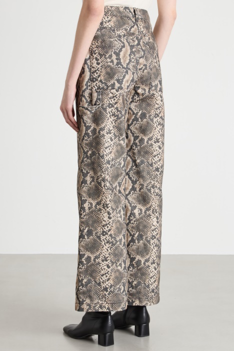 Pantalone wide leg
