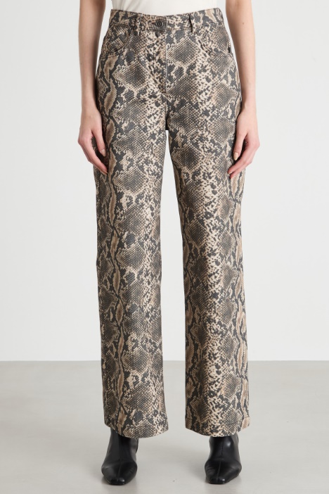 Pantalone wide leg