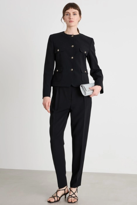 Cady Carrot-Fit Trousers - Intrend