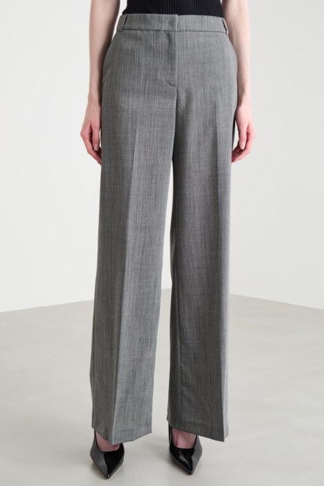 Pantalón ancho y recto