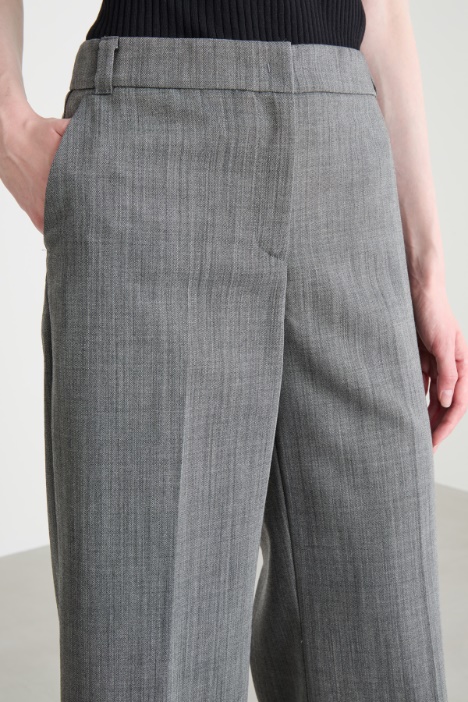 Pantalón ancho y recto