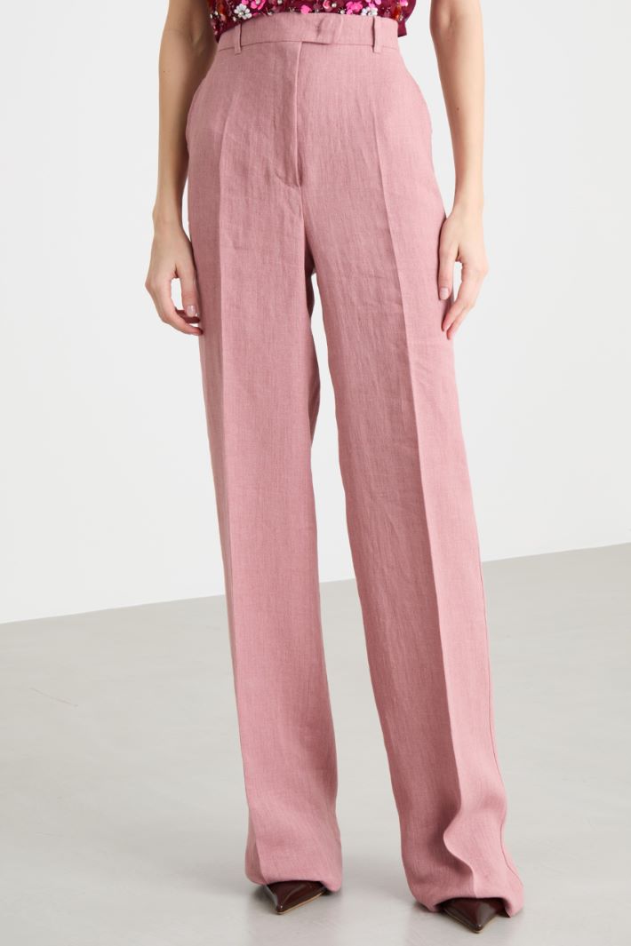 Pantalone dritto in batavia Intrend - 2