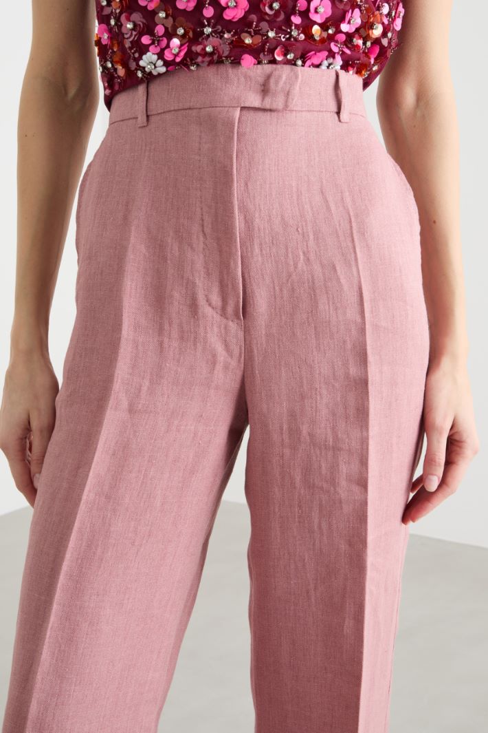 Pantalone dritto in batavia Intrend - 3