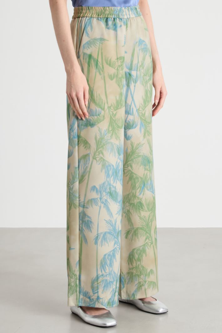 Satin palazzo trousers Intrend - 2