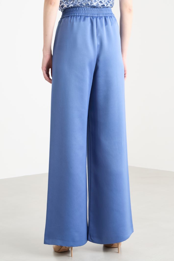 Satin palazzo trousers Intrend - 4