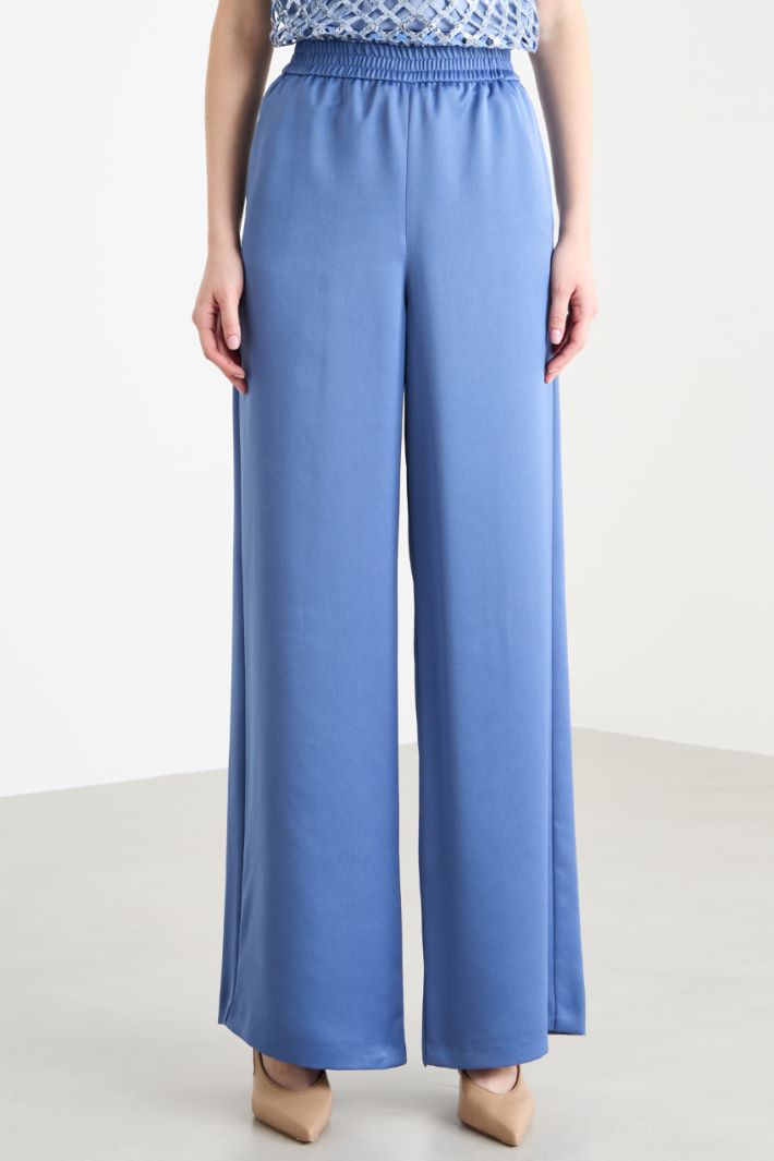 Satin palazzo trousers Intrend - 2