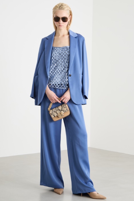 Satin palazzo trousers Intrend