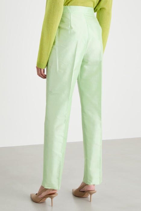 Pantalone in shantung