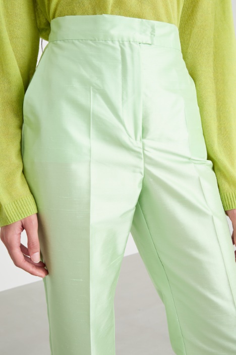 Pantalone in shantung