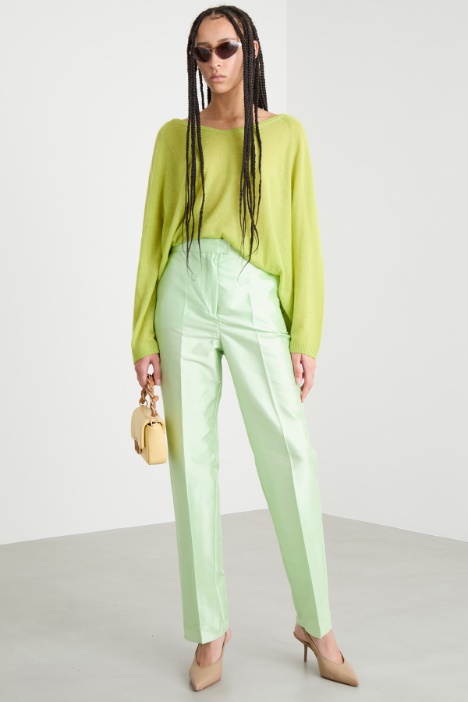 Shantung trousers Intrend