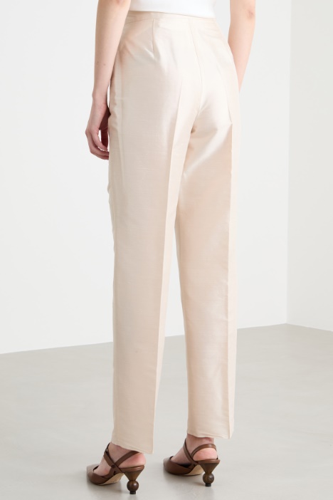 Pantalone in shantung