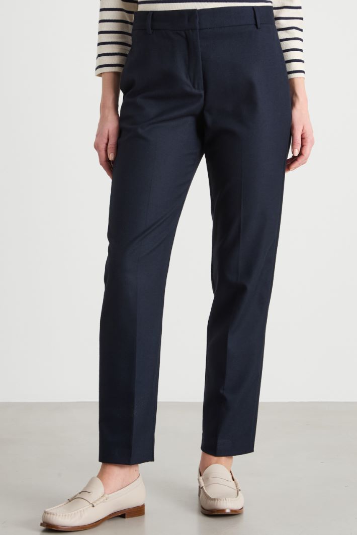 Straight flannel trousers Intrend - 2