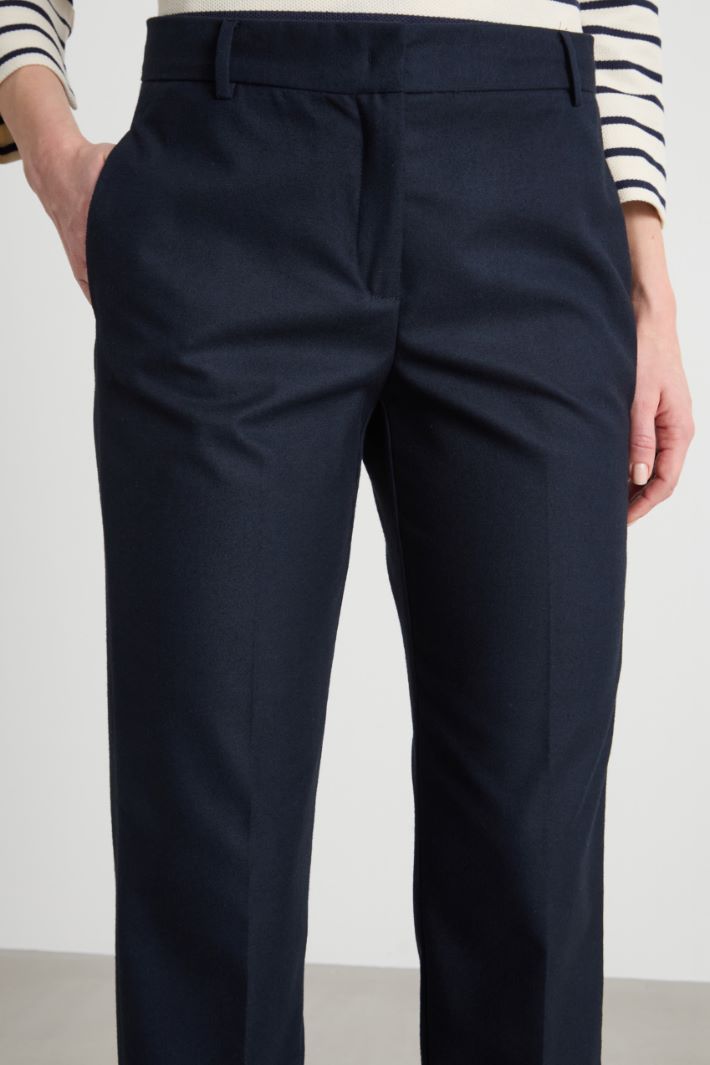 Straight flannel trousers Intrend - 3