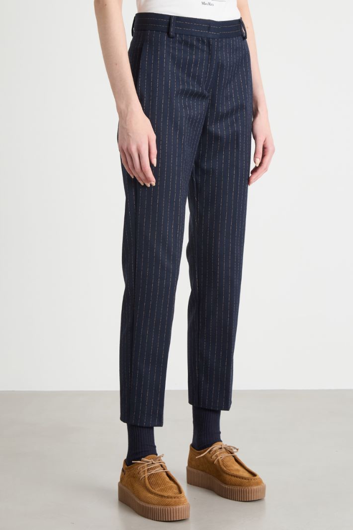 Straight flannel trousers Intrend - 2