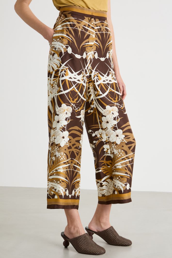 Pantalone crop stampato Intrend - 2