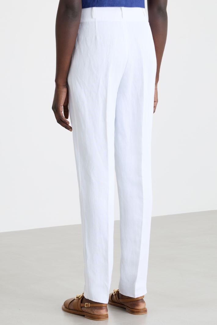 Pantalone carrot in tela Intrend - 4