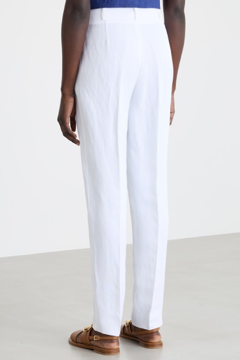 Pantalón carrot de lona