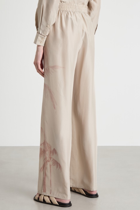 Pantalone ampio con stampa