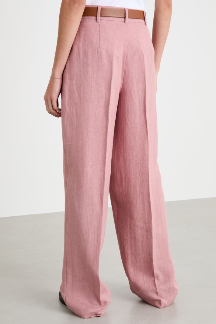 Pleated wide-leg trousers Intrend - 4