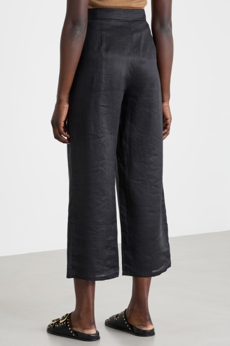 Pantalone wide leg leggero