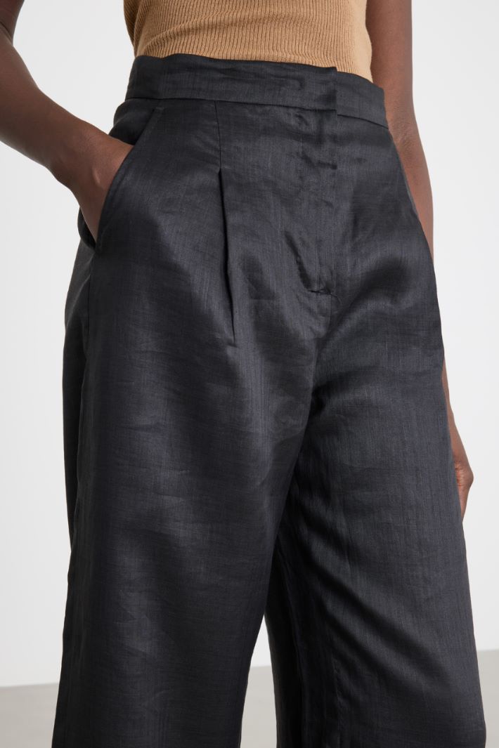 Pantalone wide leg leggero Intrend - 3