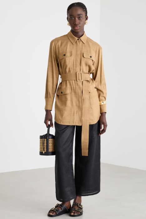 Pantalone wide leg leggero Intrend